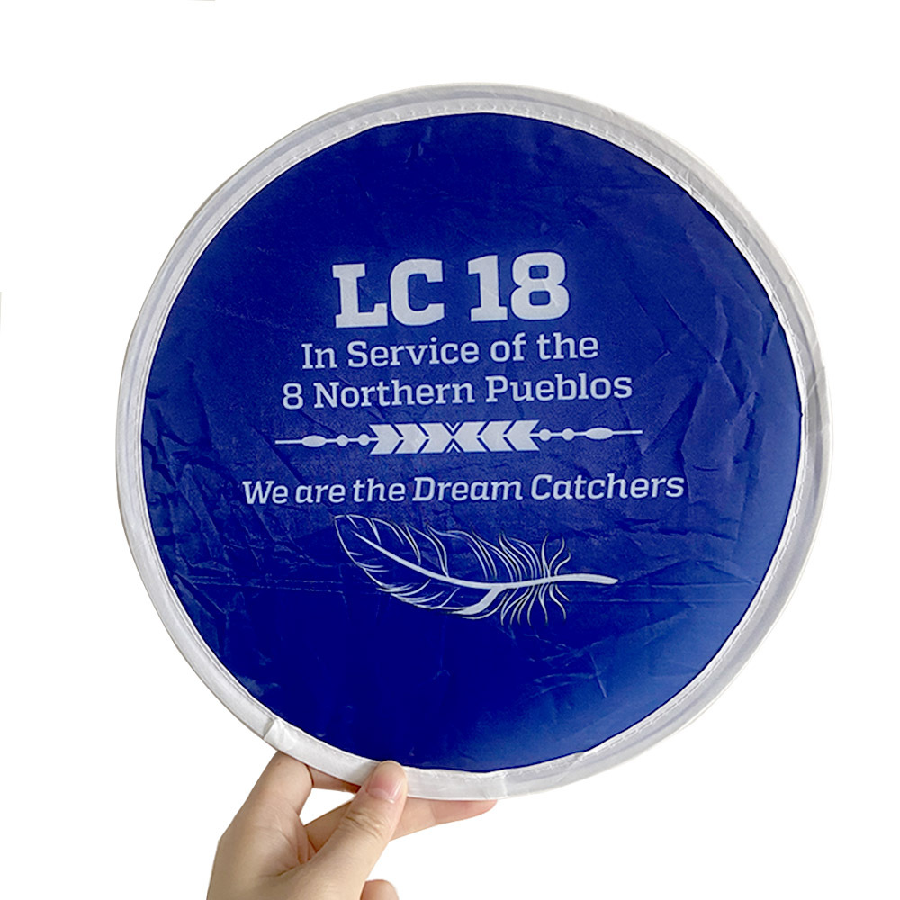 Personalized Business logo Nylon Held Hand Fans Custom Printed Folding Flying Disc,MY SHOP,Personalized Business logo Nylon Held Hand Fans Custom Printed Folding Flying Disc