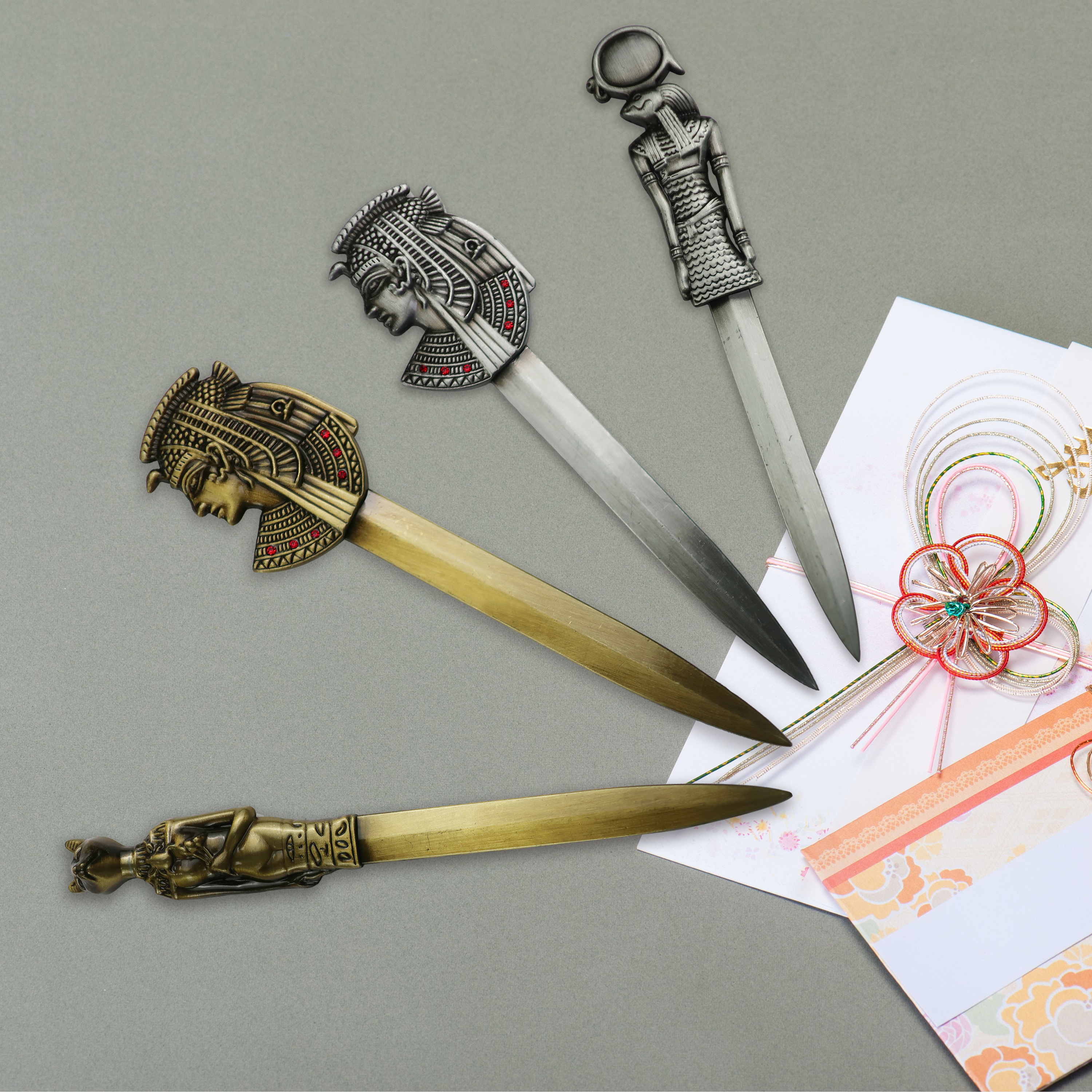 Creative Retro Egyptian Pyramid Pharaoh Knife Ancient Bronze Zinc Alloy Letter Opener Art Paper Knife Envelope Opener Mail Knife,Zhongshan Yutang Craft Gifts Co., Ltd.，KeyChains+medal+Fridge Magnet,Creative Retro Egyptian Pyramid Pharaoh Knife Ancient Bronze Zinc Alloy Letter Opener Art Paper Knife Envelope Opener Mail Knife