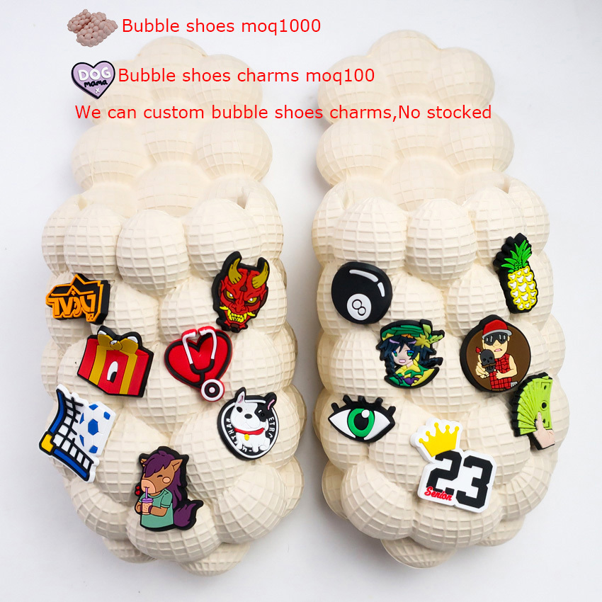 Wholesale Custom Designer Unisex Summer Slides Massage Cloud Bubble Shoes Charms Accessories,MY SHOP,Wholesale Custom Designer Unisex Summer Slides Massage Cloud Bubble Shoes Charms Accessories