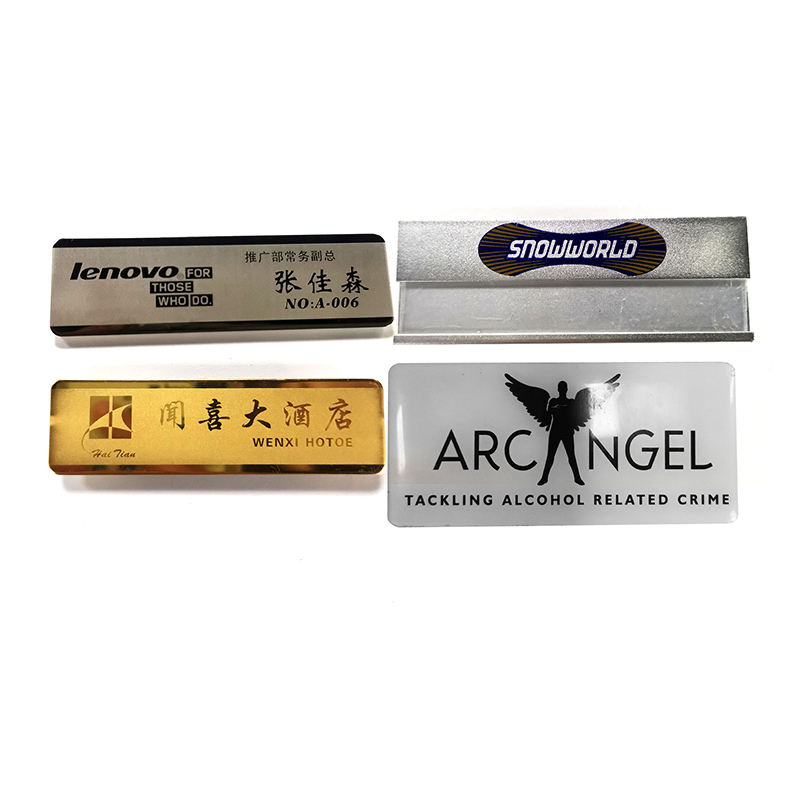 Wholesale Aluminium Alloy Name Brand Pins Metal Employee Metal Nametag Name Badge Custom,MY SHOP,Wholesale Aluminium Alloy Name Brand Pins Metal Employee Metal Nametag Name Badge Custom