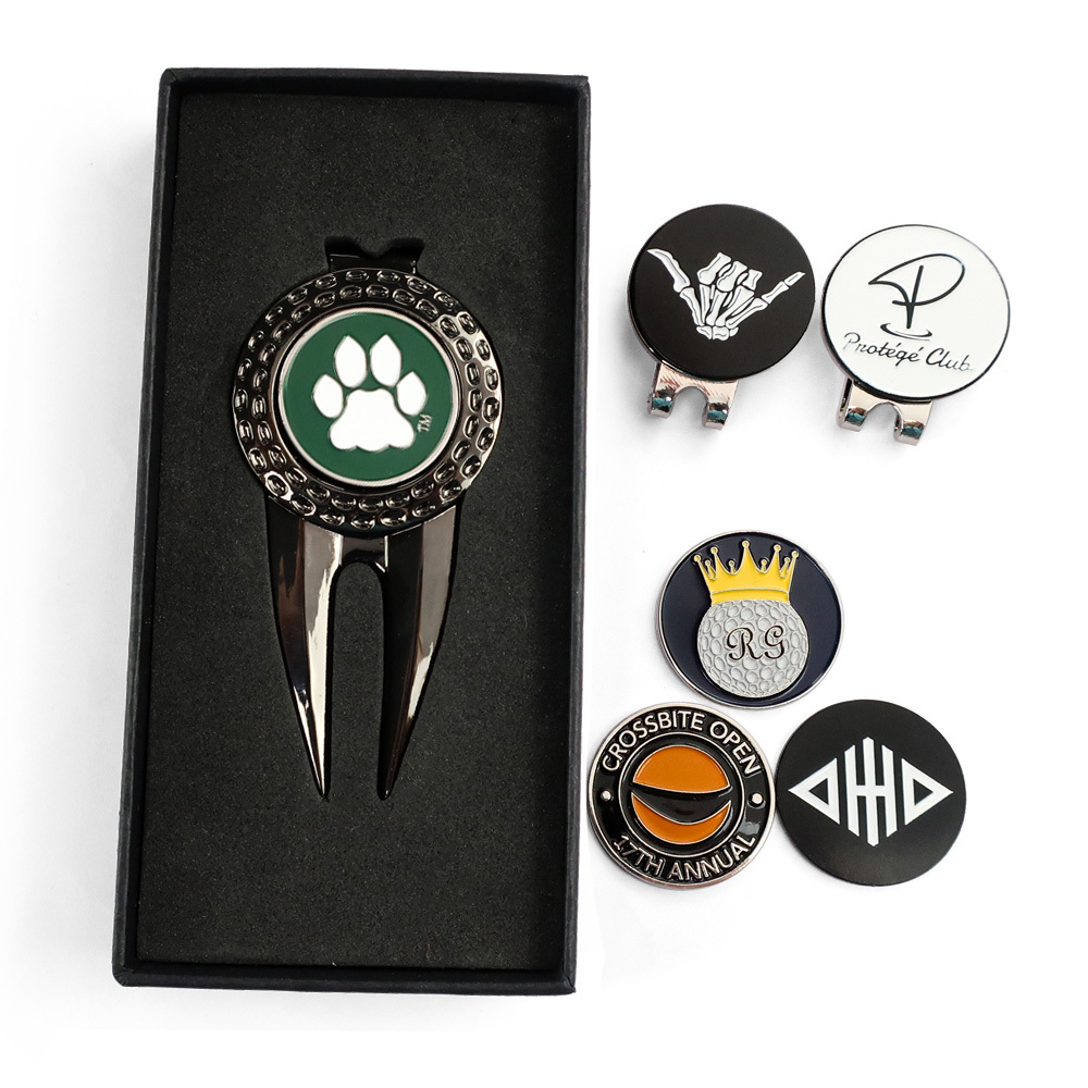 Fast Custom logo Magnetic Metal Enamel Golf Ball Clip Marker Divot Tool and Ball Marker,Zhongshan Yutang Craft Gifts Co., Ltd.，KeyChains+medal+Fridge Magnet,Fast Custom logo Magnetic Metal Enamel Golf Ball Clip Marker Divot Tool and Ball Marker