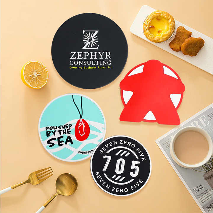 Custom Shape Cup Coaster Silicone Slip Insulation Pad Cup Mat Drink Holder Mug Stand Home Table Decorations Kitchen Accessory,MY SHOP,Custom Shape Cup Coaster Silicone Slip Insulation Pad Cup Mat Drink Holder Mug Stand Home Table Decorations Kitchen Accessory