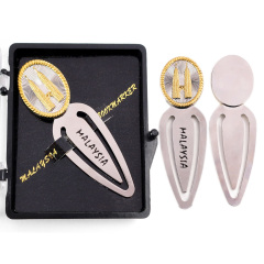 Fashion Magnetic Decorated Bookmark Metal Custom Sublimation Enamel Bookmark Blank,Zhongshan Yutang Craft Gifts Co., Ltd.，KeyChains+medal+Fridge Magnet,Fashion Magnetic Decorated Bookmark Metal Custom Sublimation Enamel Bookmark Blank