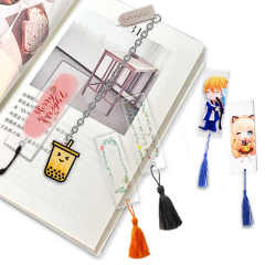 Custom Kawaii Transparent clear Acrylic Tassel Bookmark Acryl Blank Kids,Zhongshan Yutang Craft Gifts Co., Ltd.，KeyChains+medal+Fridge Magnet,Custom Kawaii Transparent clear Acrylic Tassel Bookmark Acryl Blank Kids