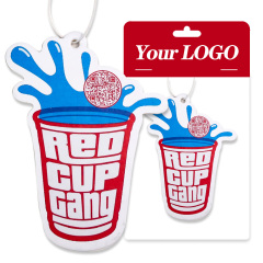 Wholesale Long Lasting Scents Good Quality Drink logo Car air Freshener Packaging Used Car,MY SHOP,Wholesale Long Lasting Scents Good Quality Drink logo Car air Freshener Packaging Used Car