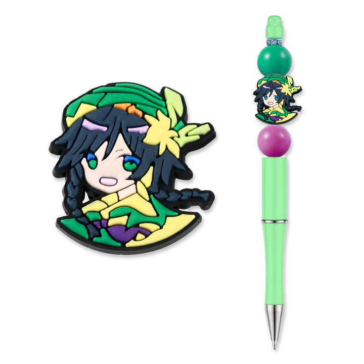 Designer Custom Silicone Anime Characters 2D 3D Focal Beads Ballpoint Pen,MY SHOP,Designer Custom Silicone Anime Characters 2D 3D Focal Beads Ballpoint Pen