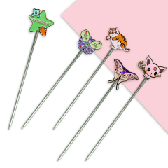 Custom Picks Cocktail Sticks Toothpicks Skewers Fruit Metal Drink Appetizer martini Sandwich Food Stirrers,MY SHOP,Custom Picks Cocktail Sticks Toothpicks Skewers Fruit Metal Drink Appetizer martini Sandwich Food Stirrers