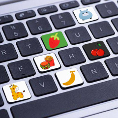 Custom Promotional Transfer Laptop Keyboard Label Stickers Printer Decorative Cartoon Stickers,MY SHOP,Custom Promotional Transfer Laptop Keyboard Label Stickers Printer Decorative Cartoon Stickers