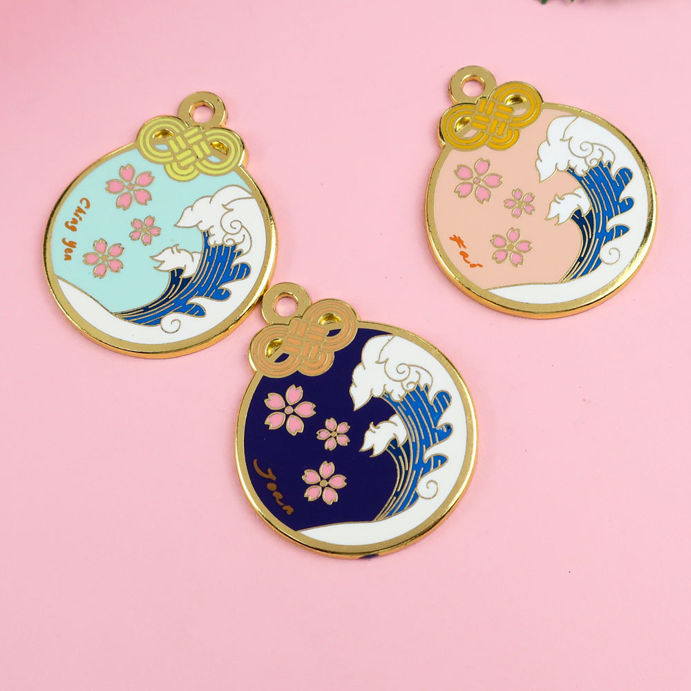 Custom Enamel Charms Beads DIY Earrings Bracelet Pendant Accessories for Necklace Jewelry Making Wholesale,MY SHOP,Custom Enamel Charms Beads DIY Earrings Bracelet Pendant Accessories for Necklace Jewelry Making Wholesale