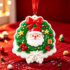 Bulk Custom Hard Resin Christmas Ornaments Eco-Friendly Handmade Hanging Decor 2026,MY SHOP,Bulk Custom Hard Resin Christmas Ornaments Eco-Friendly Handmade Hanging Decor 2026