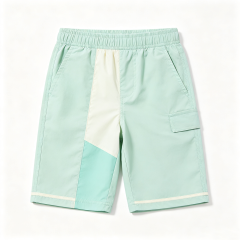 Kids Quick-Dry Beach Shorts - Abstract Art Print,Anrybon,Kids Quick‑Dry Beach Shorts