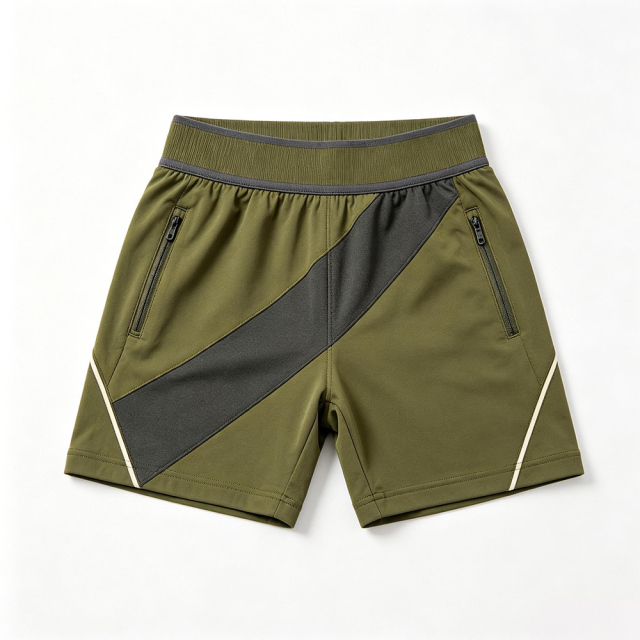 Kids Sports Shorts - Two-tone Color Block,Anrybon,Kids Sports Shorts