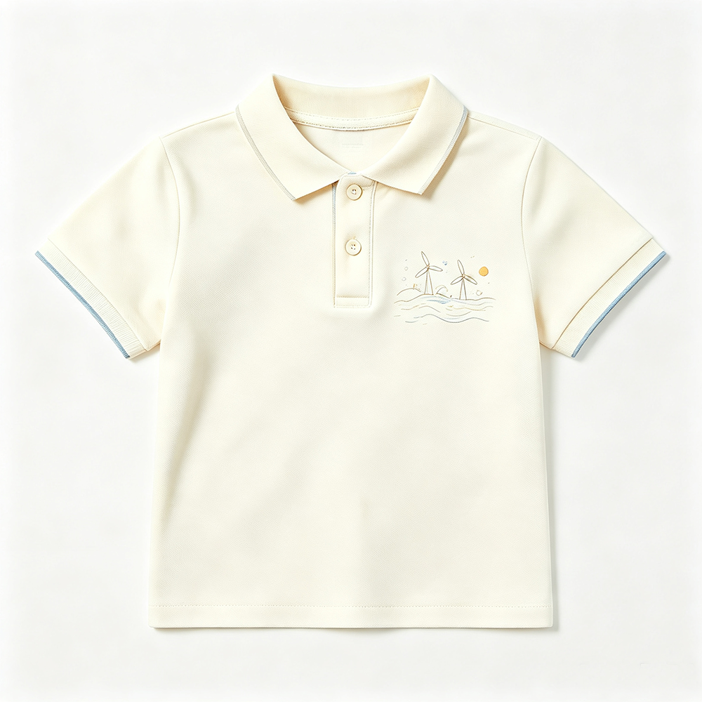 Kids Cotton T-shirt - Rainbow Stripe,Anrybon,Kids Short‑Sleeve Tops