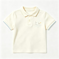 Kids Cotton T-shirt - Rainbow Stripe,Anrybon,Kids Short‑Sleeve Tops