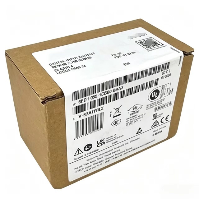 6ED1055-1CB00-0BA2 PLC Module LOGO DM8 24 Digital I/O Expansion Module 4DI/4DO 24VDC Industrial Control Module
