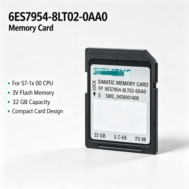 6ES7954-8LT02-0AA0,Memory Card,32GB,3V Flash for S7-1X00 CPU,SPS PLC Spare Part,Original Old Version Can Be Provided