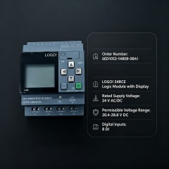 6ED1052-1HB08-0BA1 PLC Module LOGO 24RCE Logic Module 8DI/4DO 24V AC/DC Industrial Controller