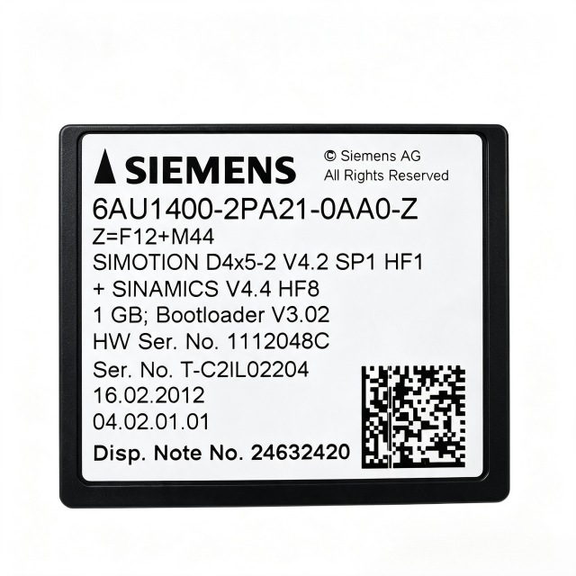 6AU1400-2PA21-0AA0  6AU1400-2PA21-0AA0  for Siemens SIMOTION CompactFlash Memory Card, 100% New Original Unit