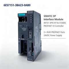 6ES7151-3BA23-0AB0,6ES7 151-3BA23-0AB0 for Siemens PLC CPL,ET200S IM151-3 PN HF Interface Module,100MBit/s Transmission Rate