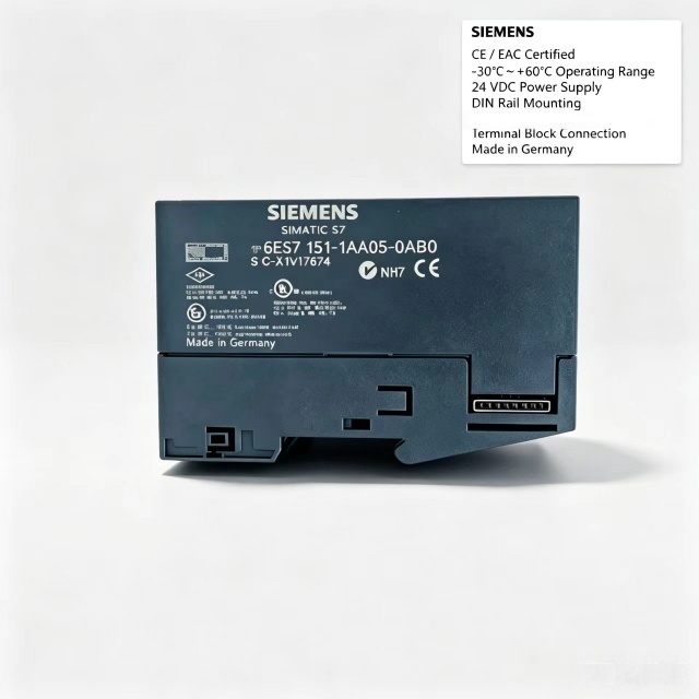 6ES7151-1AA05-0AB0,6ES7 151-1AA05-0AB0 for Siemens PLC Interface Module,ET200S IM151-1 Standard DP Interface,Max 63