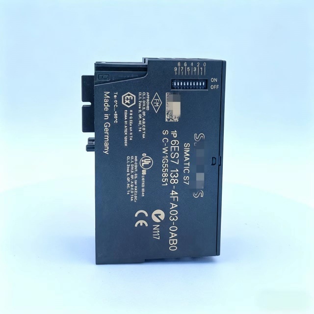 6ES7138-4FA03-0AB0 PLC Module Fail-safe Digital Input F-DI 24V DC PROFIsafe ET200S