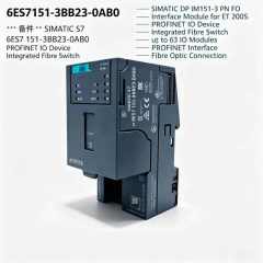 6ES7151-3BB23-0AB0,6ES7 151-3BB23-0AB0 for Siemens PLC Interface Module,ET200S IM151-3 PN FO,2 Optical PN Ports,2-Port Switch