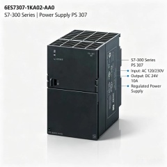 6ES7307-1KA02-0AA0,6ES7 307-1KA02-0AA0,For Siemens PLC SIMATIC S7-300 PS307 Regulated Power Supply,AC120/230V Input,24VDC