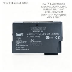 6ES7134-4GB61-0AB0,6ES7 134-4GB61-0AB0 for Siemens PLC Analog Input Module,ET200S 2AI High Speed 4-20mA 4-Wire TransmitterModule