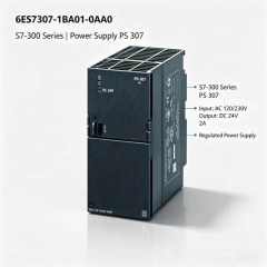 6ES7307-1BA01-0AA0,6ES7 307-1BA01-0AA0,For Siemens PLC SIMATIC S7-300 PS307 Regulated Power Supply,AC120/230V Input,24VDC