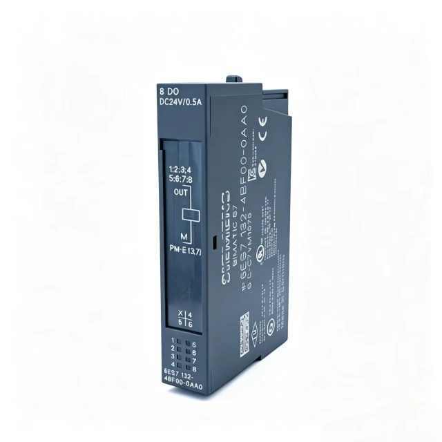 6ES7132-4BF00-0AA0 4DO PLC Module 24V DC 0.5A ET 200S Digital Output I/O Module for Industrial Automation
