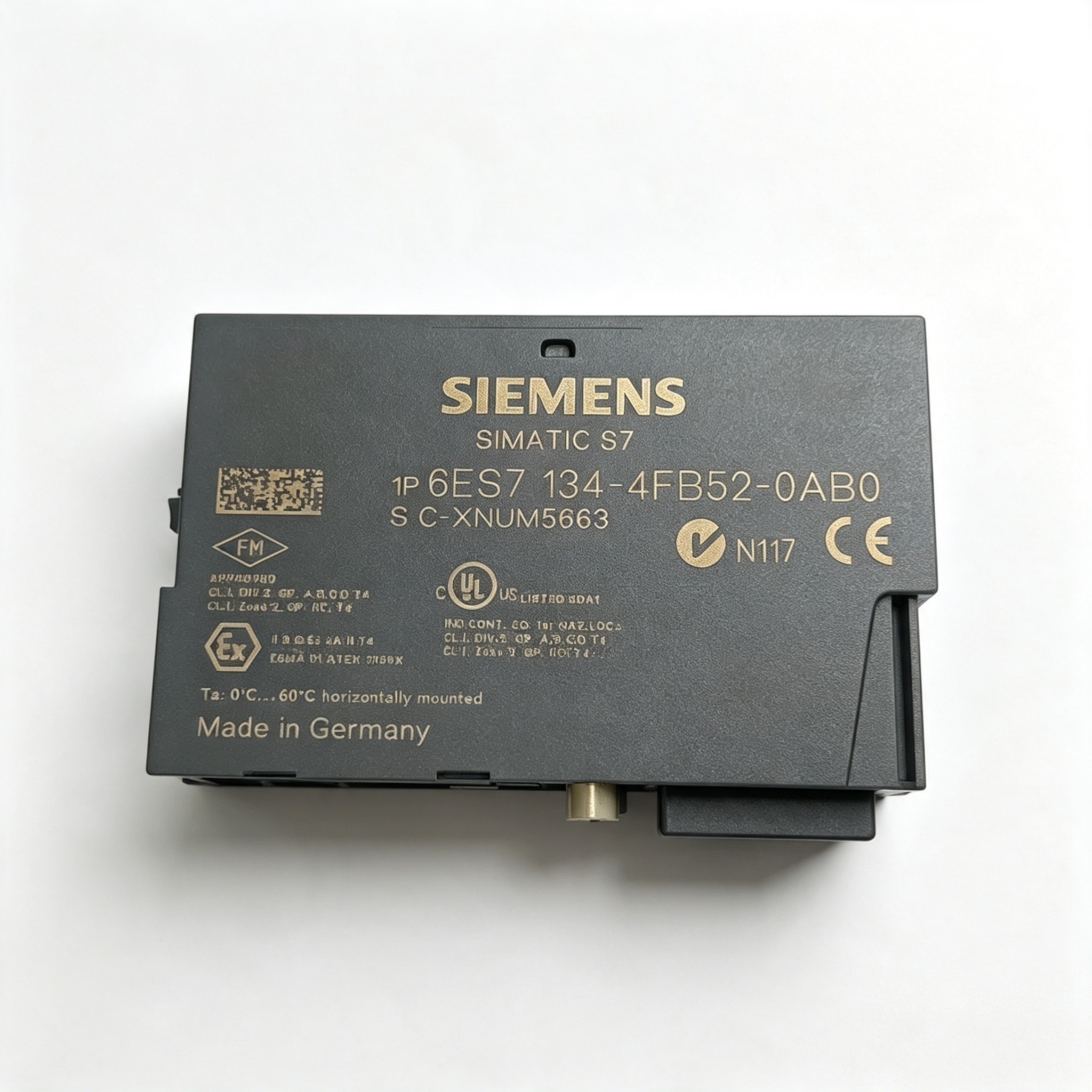 6ES7134-4FB52-0AB0  6es7134-4fb52-0ab0 for Siemens SIMATIC ET200S 2AI U HS Analog Input Module 100% New Original Unit