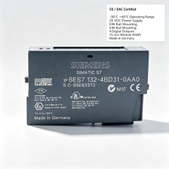 6ES7132-4BD31-0AA0,6ES7 132-4BD31-0AA0 for Siemens PLC Digital Output Module,ET200S 4DO 24VDC 2A Standard Module,15mm Width
