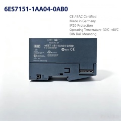 6ES7151-1AA04-0AB0,6ES7 151-1AA04-0AB0 for Siemens PLC CPU,ET200S IM151-1 DP Interface Module,Max 63 Peripheral Modules