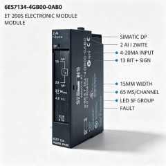 6ES7134-4GB00-0AB0,6ES7 134-4GB00-0AB0 for Siemens PLC Analog Input Module,ET200S 2AI,13Bit,65ms Per Channel