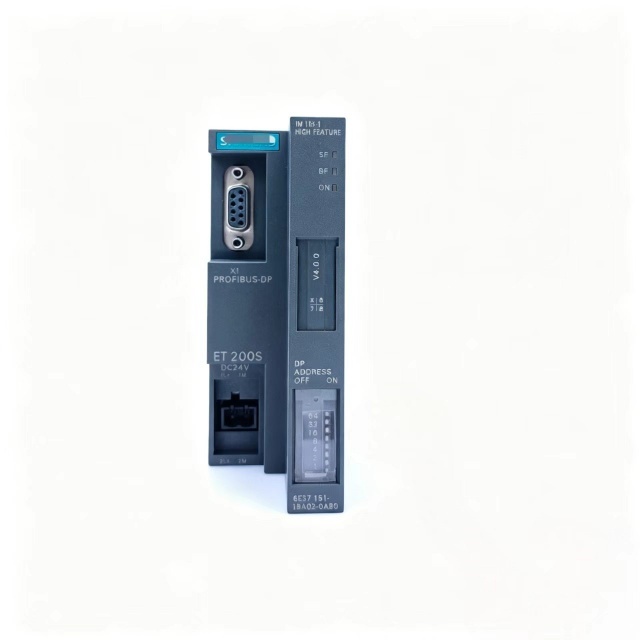 6ES7151-1BA02-0AB0 PLC Module IM151 Interface Module 24VDC ET200S Distributed IO Industrial Control Unit