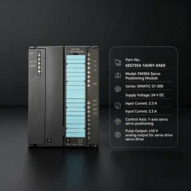 6ES7354-1AH01-0AE0 for Siemens SIMATIC S7-300 FM354 Servo Positioning Module 100% New Original Unit