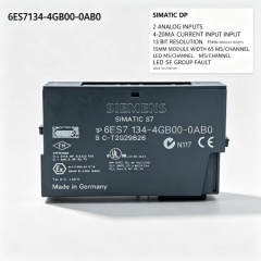 6ES7134-4GB00-0AB0,6ES7 134-4GB00-0AB0 for Siemens PLC Analog Input Module,ET200S 2AI,13Bit,65ms Per Channel
