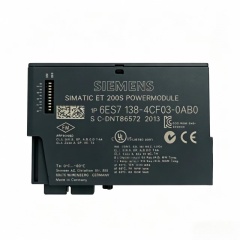 6ES7138-4CF03-0AB0 PLC Module Fail-Safe Digital I/O Module 24V DC PROFIsafe for ET200S