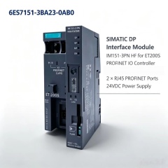 6ES7151-3BA23-0AB0,6ES7 151-3BA23-0AB0 for Siemens PLC CPL,ET200S IM151-3 PN HF Interface Module,100MBit/s Transmission Rate