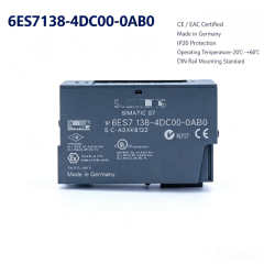 6ES7138-4DC00-0AB0,6ES7 138-4DC00-0AB0 for Siemens PLC ET200S Positioning Stepper Motor Module,1 Channel,5V 204KHz,15mm Width