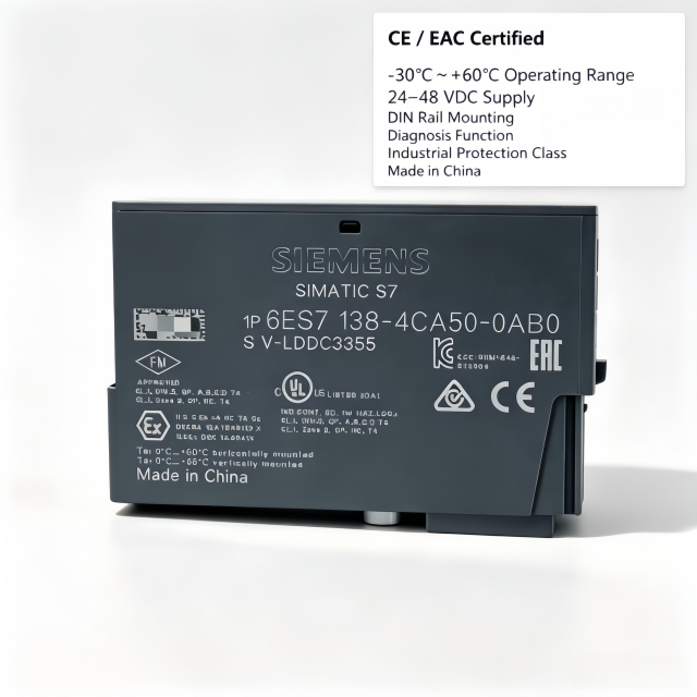 6ES7138-4CA50-0AB0,6ES7138 4CA50-0AB0 for Siemens PLC,ET200S PM-E Power Module,24-48V DC,With Diagnosis Function