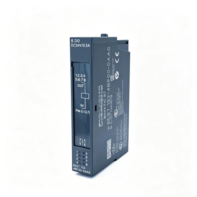 6ES7132-4BF00-0AA0 4DO PLC Module 24V DC 0.5A ET 200S Digital Output I/O Module for Industrial Automation