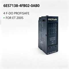 6ES7138-4FB02-0AB0,6ES7 138-4FB02-0AB0,For Siemens PLC ET200S 4F-DO PROFIsafe Safety Module,24V DC 2A 30mm Width Distributed IO