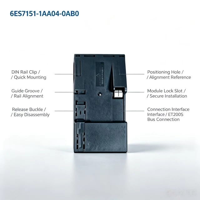 6ES7151-1AA04-0AB0,6ES7 151-1AA04-0AB0 for Siemens PLC CPU,ET200S IM151-1 DP Interface Module,Max 63 Peripheral Modules
