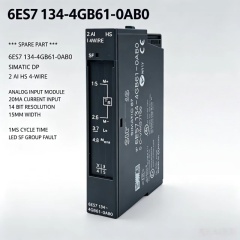 6ES7134-4GB61-0AB0,6ES7 134-4GB61-0AB0 for Siemens PLC Analog Input Module,ET200S 2AI High Speed 4-20mA 4-Wire TransmitterModule