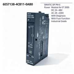 6ES7138-4CB11-0AB0,6ES7138 4CB11-0AB0 for Siemens PLC,ET200S PM-E Power Module,24-48V DC,24-230V AC,with Diagnosis and Fuse