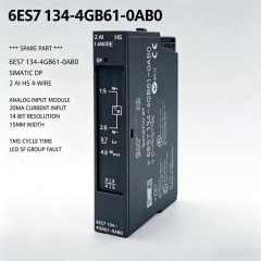 6ES7134-4GB61-0AB0,6ES7 134-4GB61-0AB0 for Siemens PLC Analog Input Module,ET200S 2AI High Speed 4-20mA 4-Wire TransmitterModule