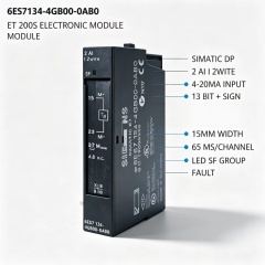 6ES7134-4GB00-0AB0,6ES7 134-4GB00-0AB0 for Siemens PLC Analog Input Module,ET200S 2AI,13Bit,65ms Per Channel