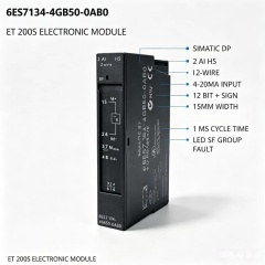 6ES7134-4GB50-0AB0,6ES7 134-4GB50-0AB0 for Siemens PLC Analog Input Module,ET200S 2AI High Speed,12Bit,1ms Cycle Time