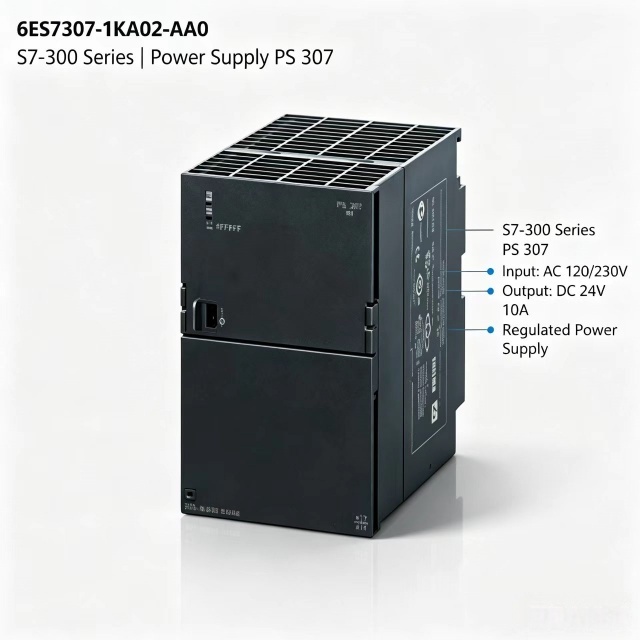 6ES7307-1KA02-0AA0,6ES7 307-1KA02-0AA0,For Siemens PLC SIMATIC S7-300 PS307 Regulated Power Supply,AC120/230V Input,24VDC